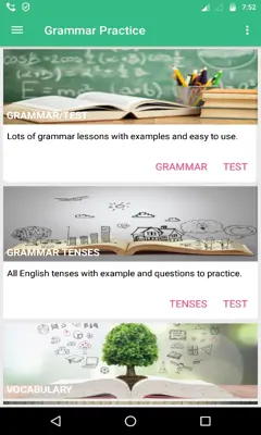 Grammar Practice android App screenshot 3